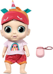 Baby Robin, 30 cm große Babypuppe mit beweglichen Augen und lustigen Soundfunktionen, incl. Camisa, Medias, Mutze, Romper, Flasche und Schnuller, 905586 Zapf Creation