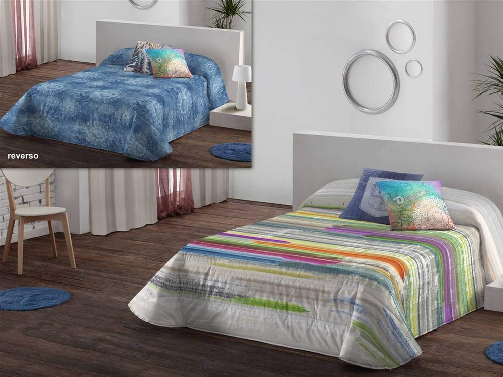 Edredón MR, reversible, para camas de 135/150 cm - Sedalinne Edredones y edredones Naty Shop