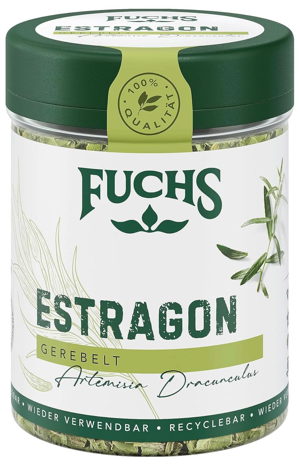 Fuchs, estragón, hierbas francesas para afinar ensaladas o salsa holandesa, 10 gramos Condimente Naty Shop