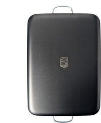 Alluflon Tradition Italy Molde para lasaña, aluminio, negro, 35 x 25 cm Moldes y bandejas para hornear Naty Shop