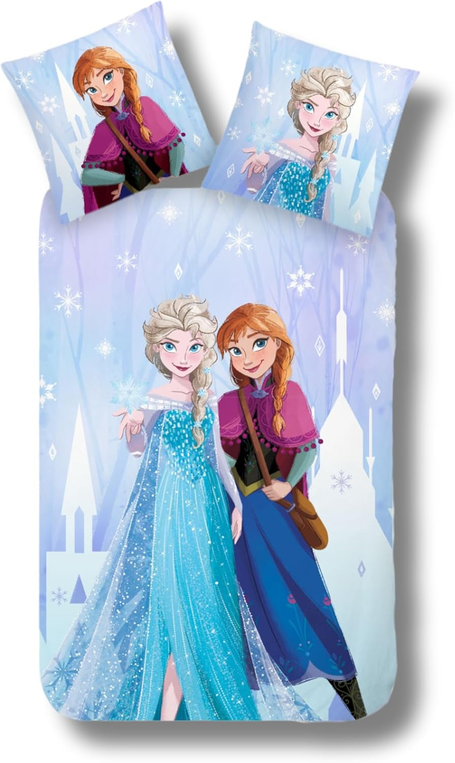 Ropa de cama infantil para niñas y niños dibujos animados 100% algodón Ropa de cama - infantil Naty Shop Anna Elsa