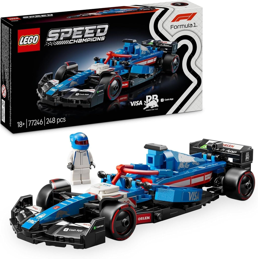 LEGO Speed Champions Mercedes-Amg F1 W15 Race Car - Jucărie cu minifigurină Formula 1 - Model de mașină de colecționat și construit - Cadou pentru băieți și fete 10+ sau fani adulți 77244 Seturi de constructie Besuche den LEGO-Store Visa Cash App Rb Vcarb 01 F1 Car 77246