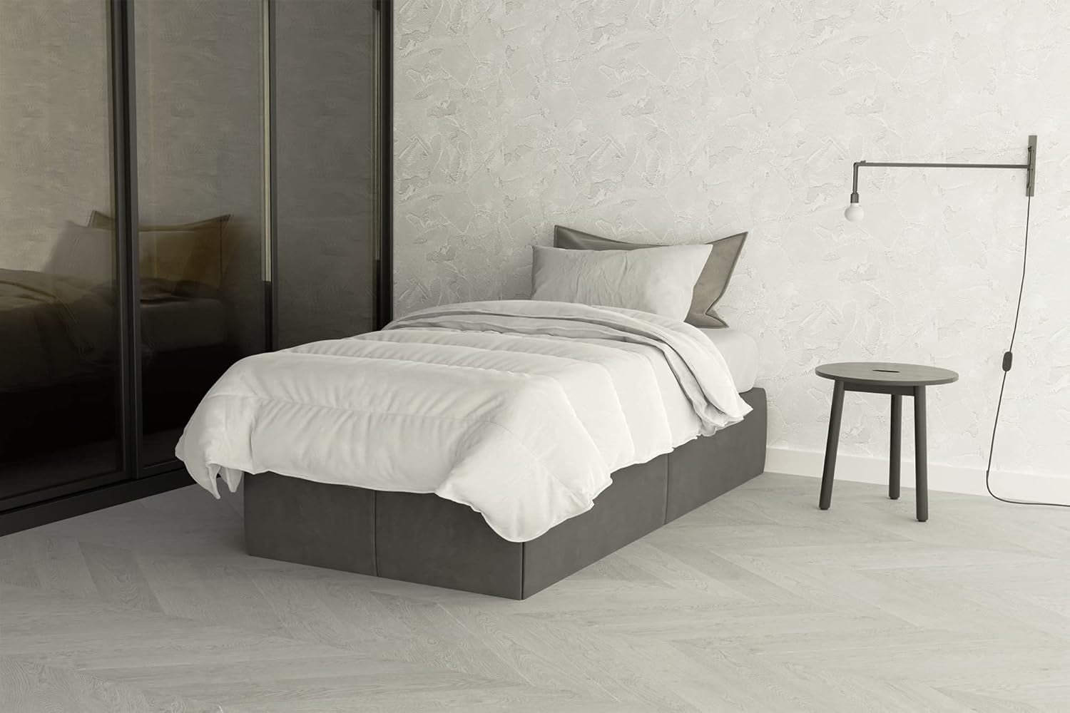 Prestige 4 Stagioni 4 seasons quilt alb, 100% microfibra, 150X200Cm Plapumi si pilote Naty Shop