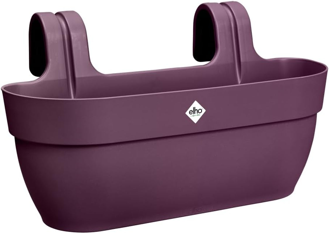 elho Vibia Campana Easy Hanger L 46 - Ghiveci pentru balcon și exterior - Ø 46,0 x Î 26,5 cm - Negru/Antracit