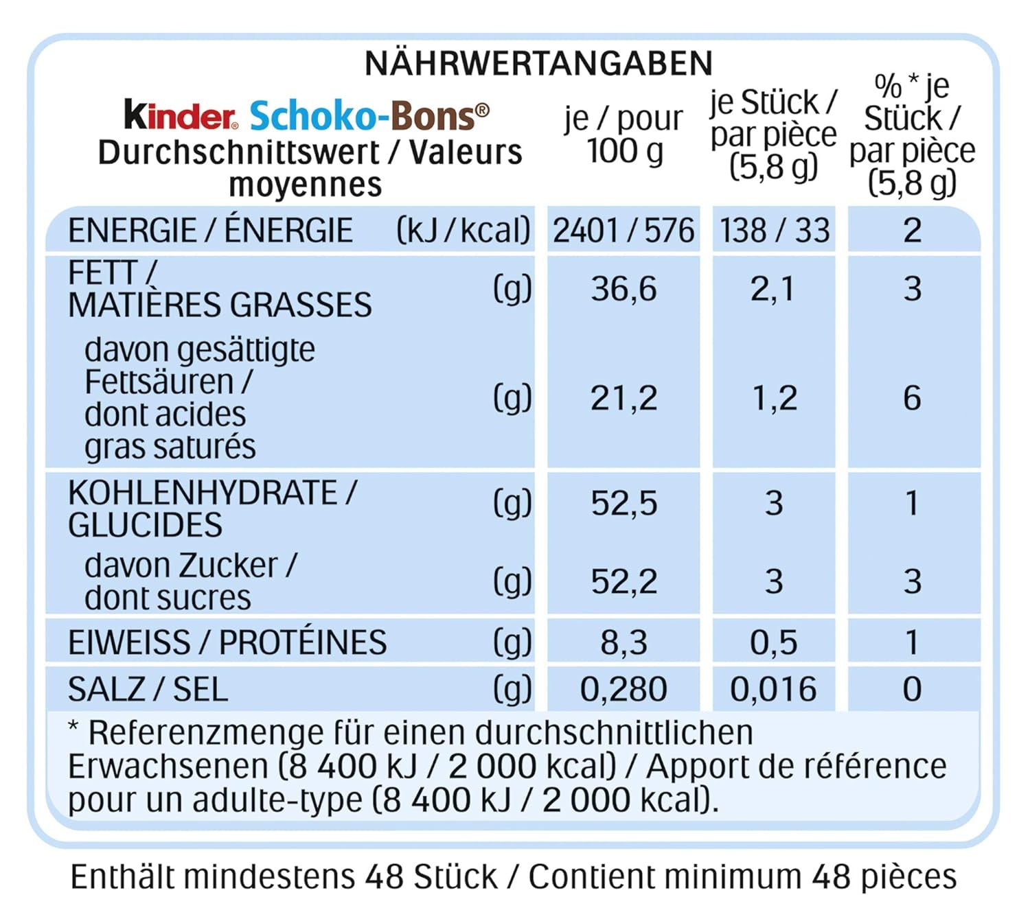 Kinder Schoko-Bons, 300 g (paquete de 3)