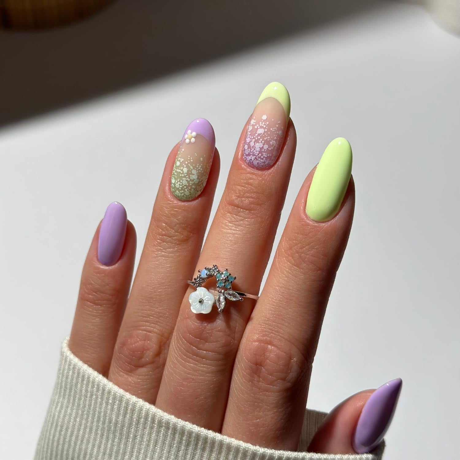 Esmalte de uñas UV Semilac Hybrid 494 Frozen Pistachos 7 ml