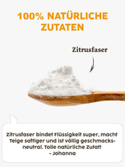 Kotanyi Gourmet Zitrusfaser | pflanzlicher Texturgeber, Alternative zu Mehl und Stärke, ca. 120g, 400ml