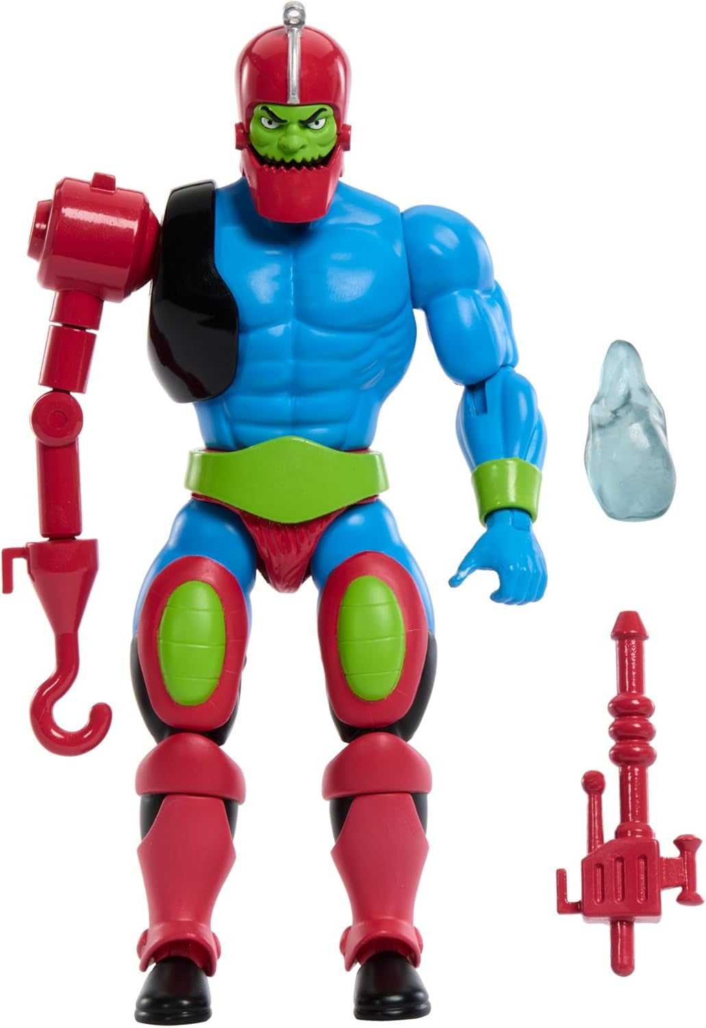 MASTERS of the UNIVERSE Action Figures - Colecție cu He-Man și Skeletor, 14 cm, 16 articulații, ambalaj retro, broșură mini-comic, pentru colecționari și copii de la 6 ani, HKM77 Action figures Naty Shop Fălci de închidere