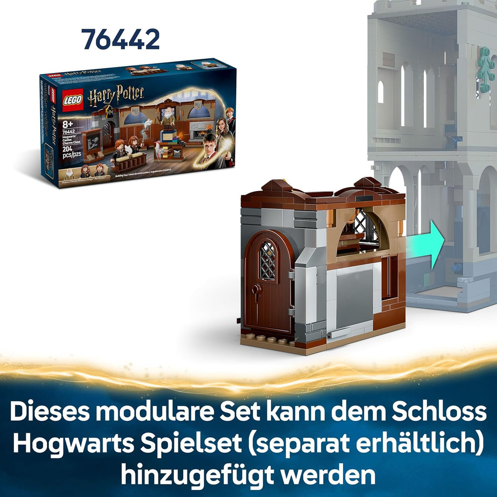 LEGO Harry Potter Schloss Hogwarts: Flugstunden, Abenteuer-Spielset mit 6 Minifiguren zum Sammeln, inkl. Draco Malfoy y la profesora McGonagall, Rollenspiel Set für Jungen und Mädchen ab 9 Jahren 76447