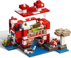 LEGO Minecraft La Casa de la Vaca Hongo Videojuego Juguete de Construcción Modelo de Tierra de Hongos con Minifiguras Steve y Otros Personajes Set de Juego para Niños y Niñas 8 Años 21270 Juegos de Construcción Beuche den LEGO-Store