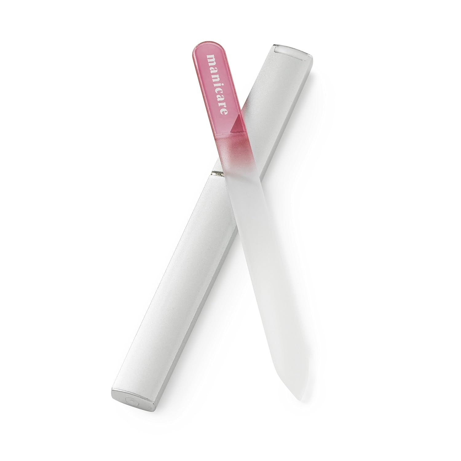 Pilă de unghii, căptușită, pentru modelarea unghiilor naturale și artificiale, față-verso, granulație medie, puternică, robustă, pentru acasă, saloane, manichiură sau pedichiură profesională, 2 bucăți