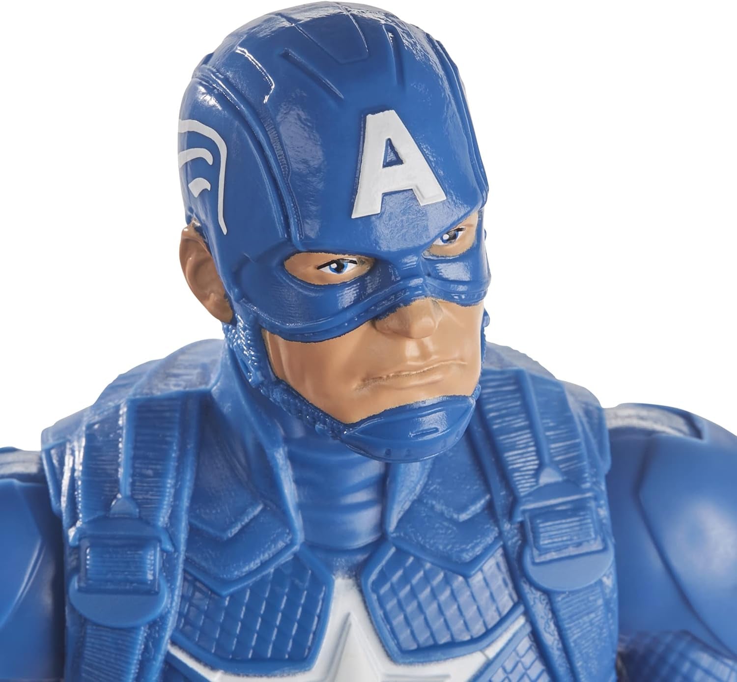 Marvel Avengers Titan Hero Series Blast Gear Captain America Action Figure, jucărie mare de 30 cm, pentru copii cu vârsta peste 4 ani, albastru Action figures Naty Shop