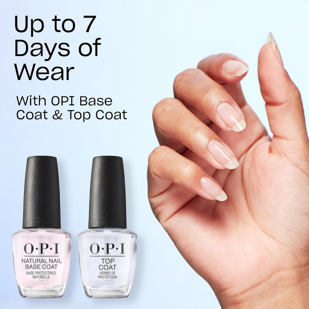 OPI Nail Lacquer en tonos de rojo y naranja - Esmalte de uñas de secado rápido, resistente a las astillas y de larga duración - dura hasta 7 días - con cepillo ProWide extra ancho