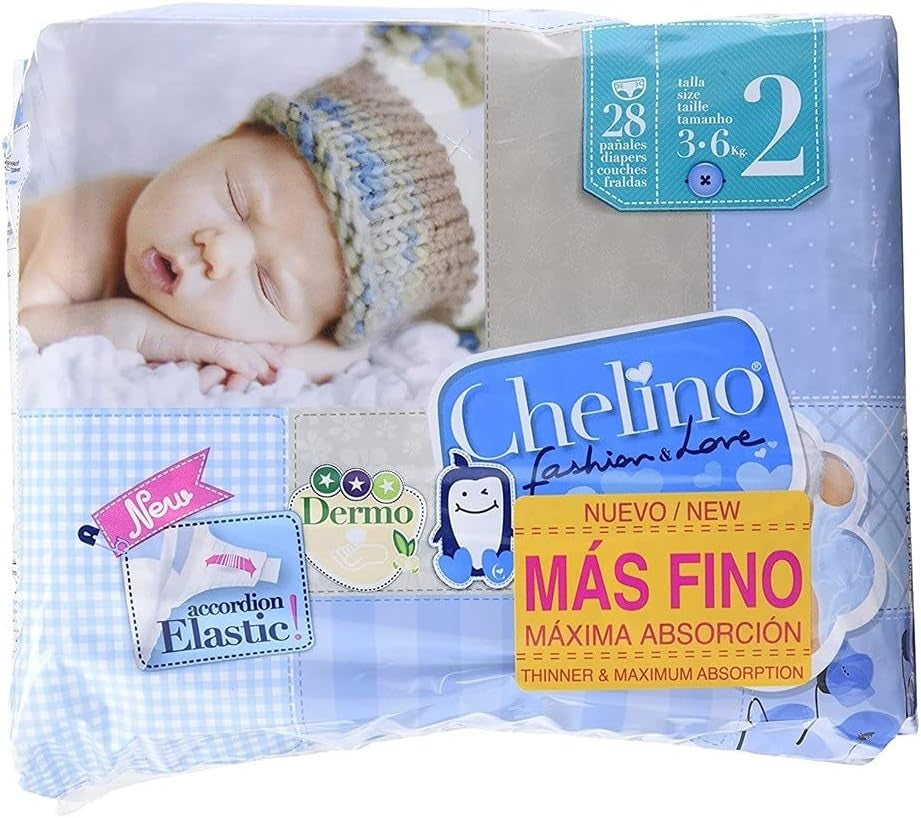 Pañales Indas Fashion & Love XL, talla 6 (17-28 kg), 27 piezas