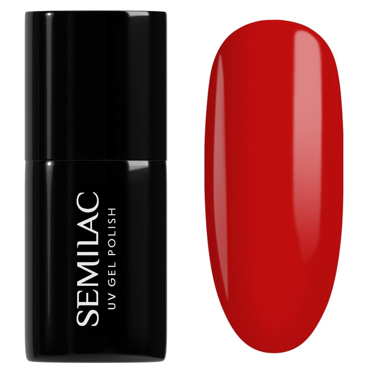 Semilac UV Nagellack Hybrid 404 Muffin de Frijoles Negros 7ml Kollektion Sabores de Otoño
