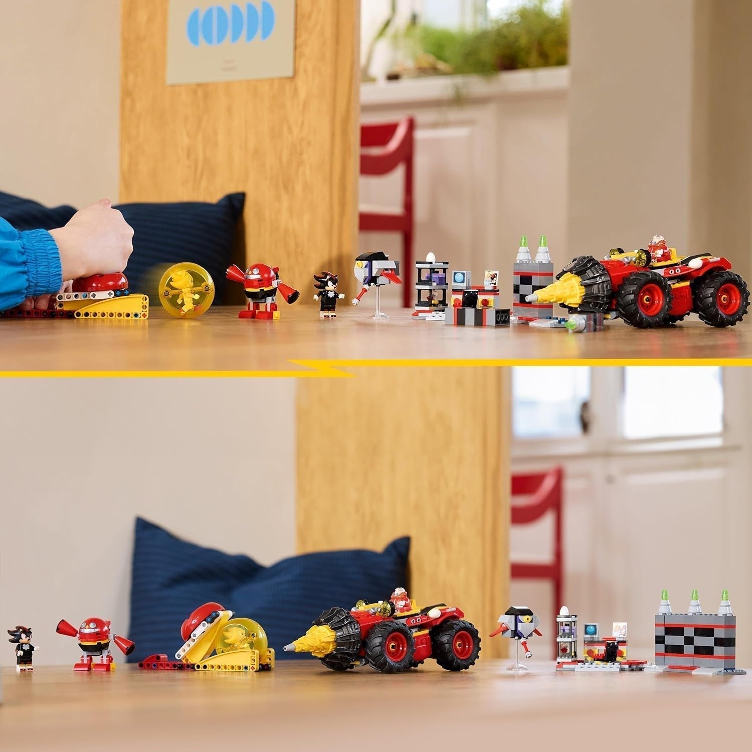 LEGO Sonic the Hedgehog Super Sonic Vs. Set de videojuego de aventuras Egg Drillster, regalo para niños Set de Shadow y el Dr. Eggman para niños y niñas de 8 años 76999 Juegos de construcción Besuche den LEGO-Store