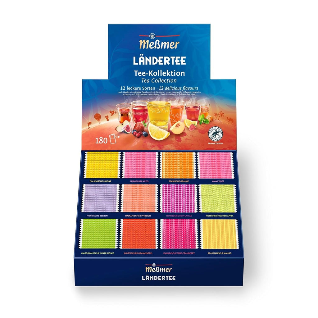 Ceai Meßmer Ländertee | Fructe de pădure nordice | 20 pliculețe de ceai | Fără gluten | Fără lactoză | Vegan