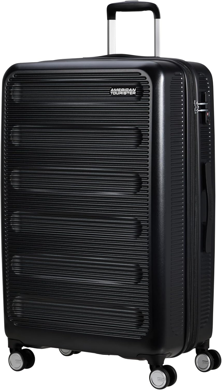 American Tourister Astrobeam - Spinner S, Bagaj de mână, 55 cm, 36 L, Negru (Storm Black) Bagaje și echipament de călătorie Naty Shop Negru (Storm Black) L ( 77 Cm - 110 L)