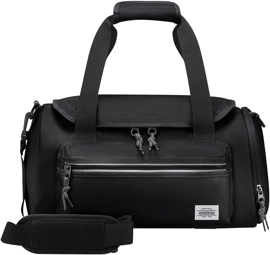 American Tourister BrightUp Zip Geantă de călătorie, 52 cm, 44 L, Albastru (Marine), Albastru (Marine), Geantă de călătorie 52 cm, Genți de voiaj Bagaje și echipament de călătorie Naty Shop Negru (negru) geantă de voiaj Ryanair (40 Cm - 22 L)