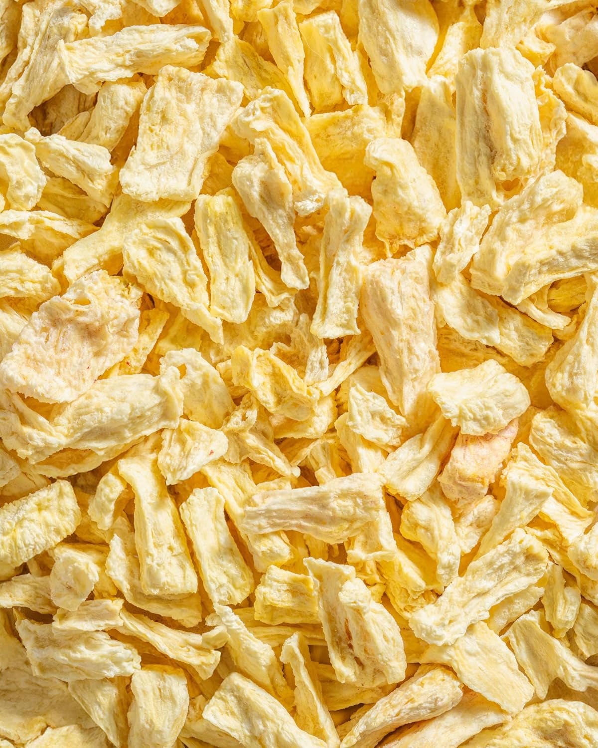 Ananas liofilizat BITS 100g bucăți mari pentru smoothie bowls, muesli, topping porridge - fructe liofilizate fără zahăr adăugat - ananas uscat - fructe de la NutriPur Produse deshidratate Naty Shop