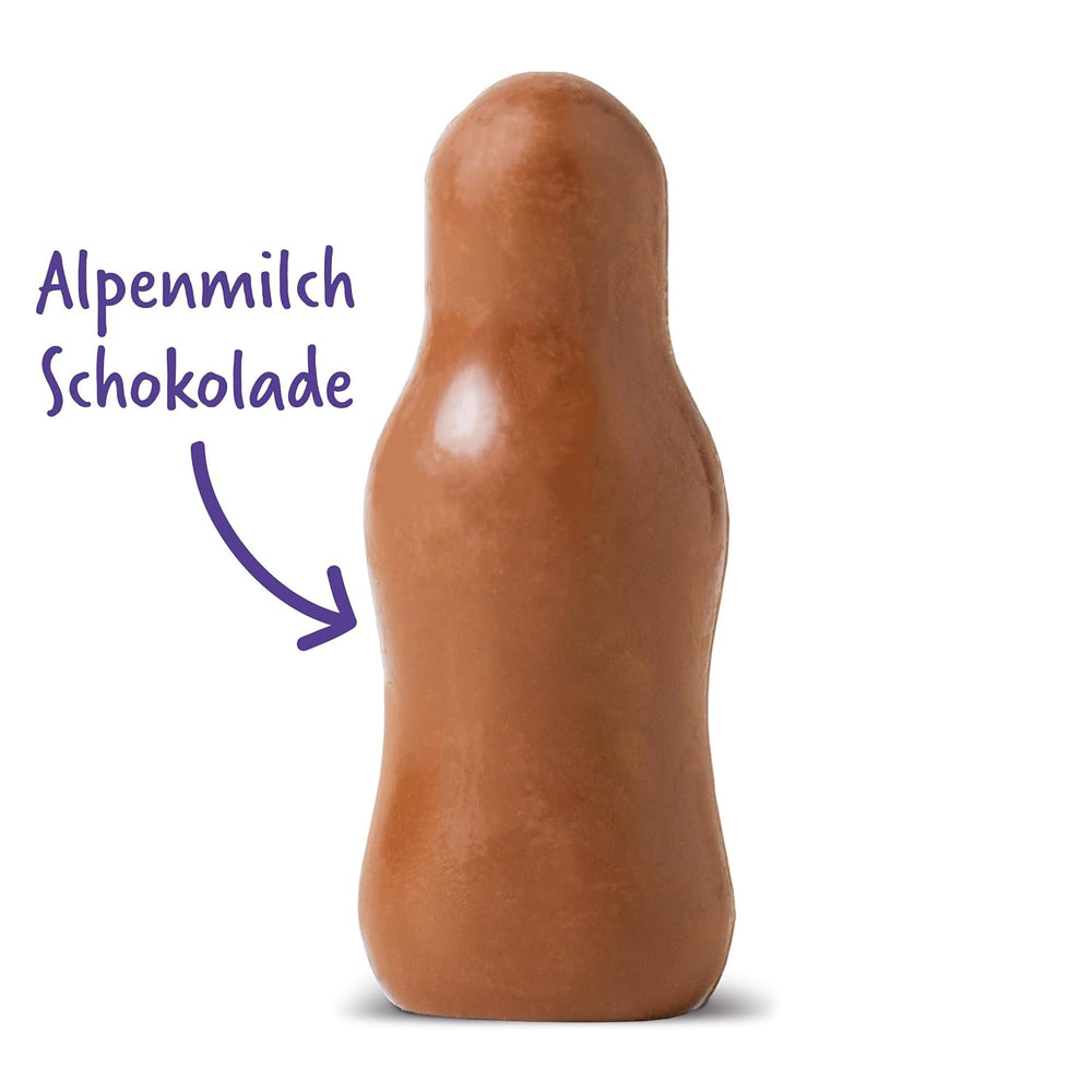 Milka Snowman Friends Alpine Milk - Mini muñecos de nieve de chocolate fino con leche alpina - 5 x 15 g