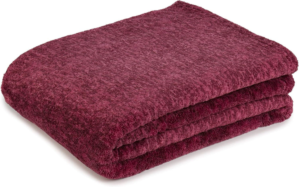 Gözze - Pătură living și confortabilă marmorată, 150 X 200 Cm - Petrol Paturi si Cuverturi Besuche den GÃ¶zze-Store Bordeaux