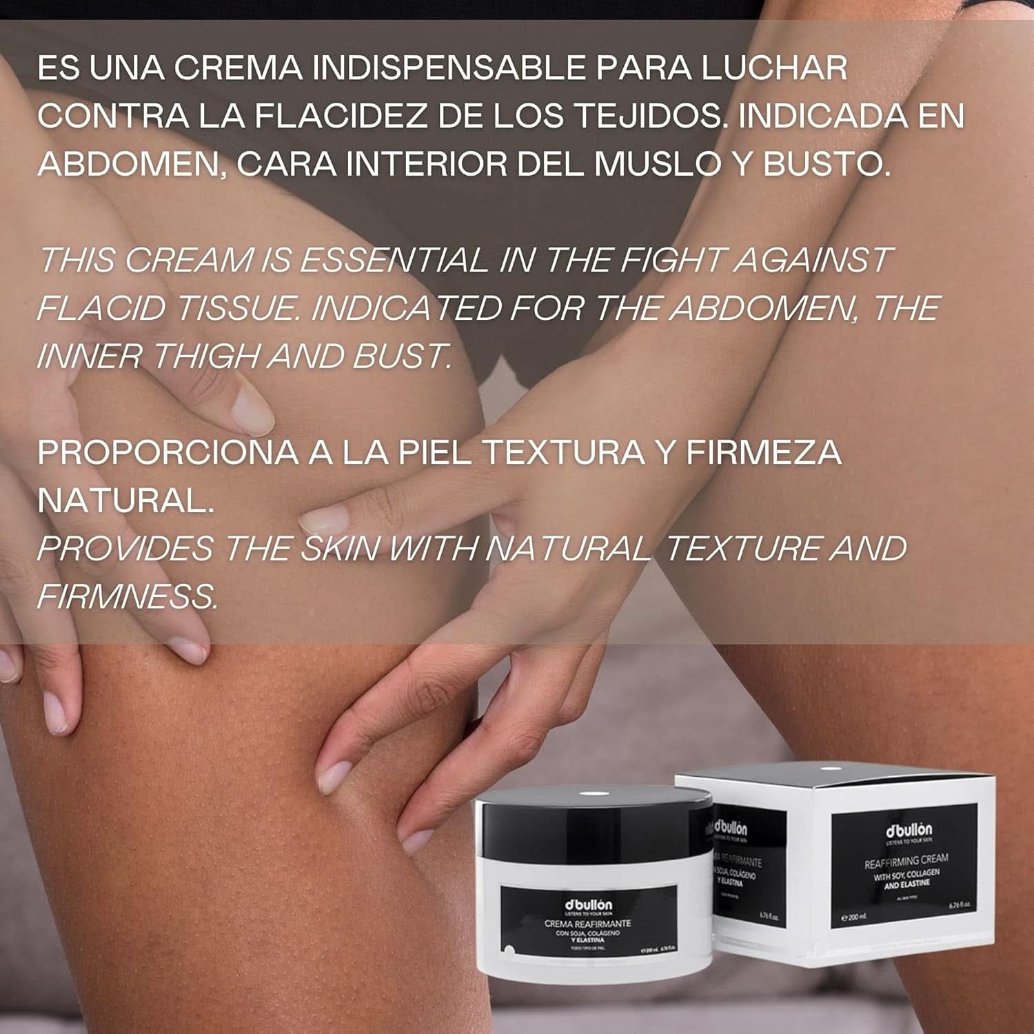 D'Bullón Crema reafirmante de pecho profesional con soja, colágeno y elastina - 200 ml Cosmética y Belleza Naty Shop