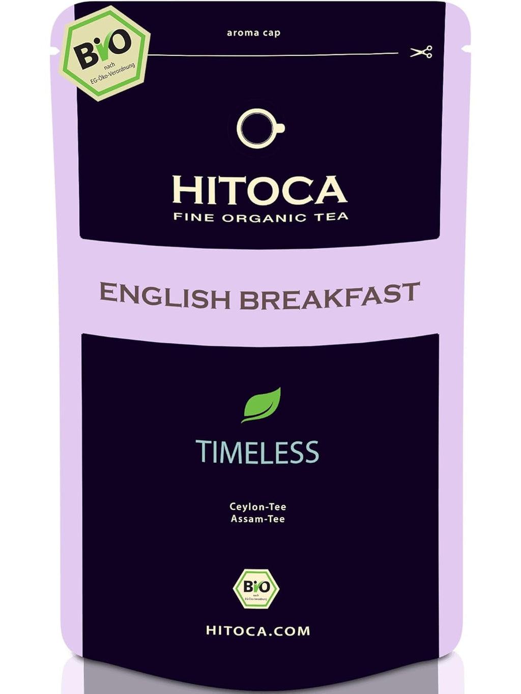 HITOCA® Ceai organic de ghimbir și lămâie - Ceai verde răcoritor în frunze de ceai cu ghimbir și lămâie