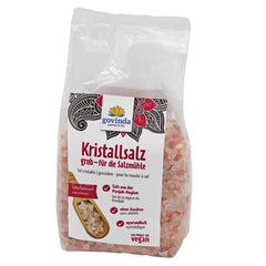 Govinda Kristallsalz - grueso (1kg) | 250 millones de años alt | Salz en la región de Punjab | Belleza 100% natural & ohne Zusätze | Ayurvédico | Vegano | Ideal para el molino de sal.
