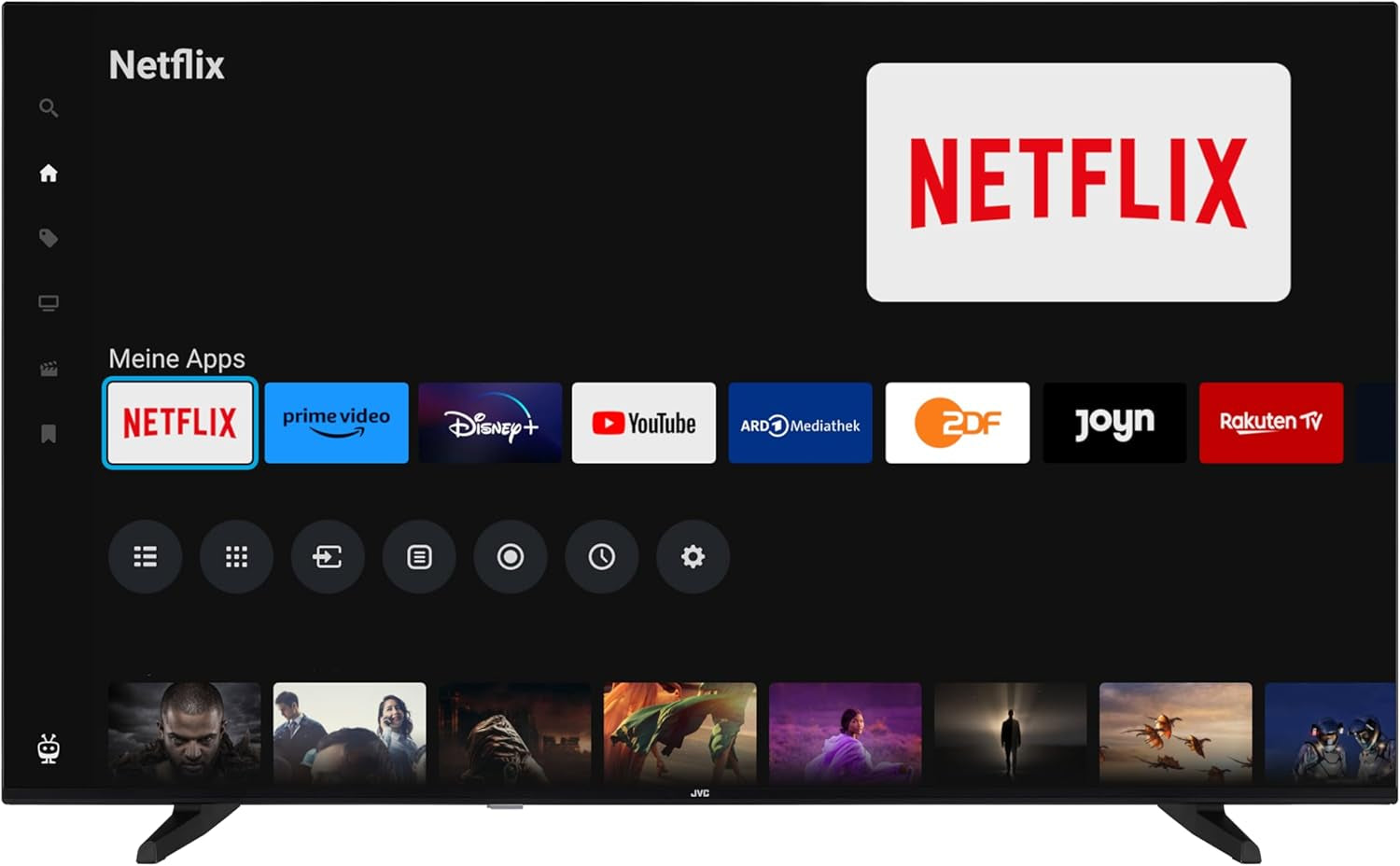 Televizor inteligent JVC de 32 de inci, cu tehnologie TiVo (Full HD, HDR, tuner triplu, 6 luni HD+ inclus) LT-32VF5355W