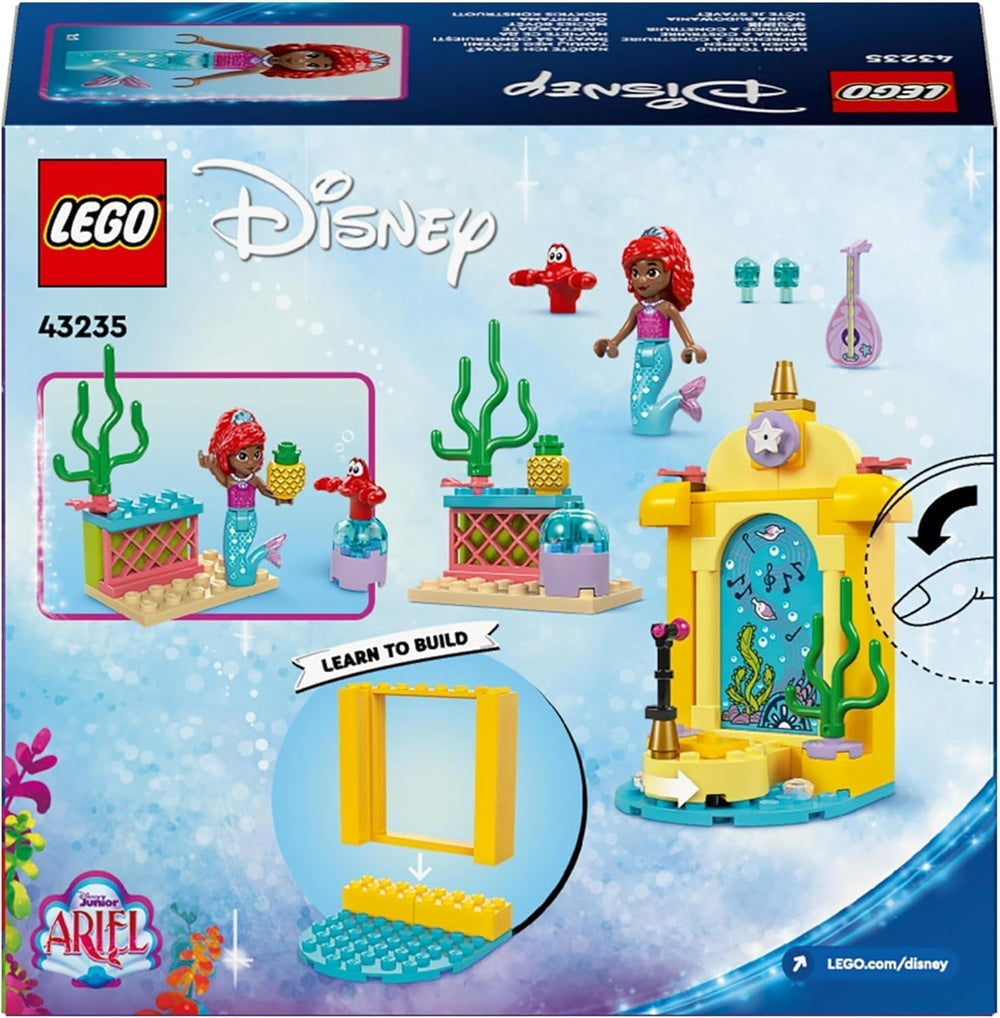 LEGO Ç€ Escenario musical de la Princesa Disney Arielle, juguete de construcción para niños con 2 figuras, idea de regalo para niñas y niños a partir de 4 años y fanáticos de las series de televisión, juguete para niños 43235 Juegos de construcción Beuche den LEGO-Store
