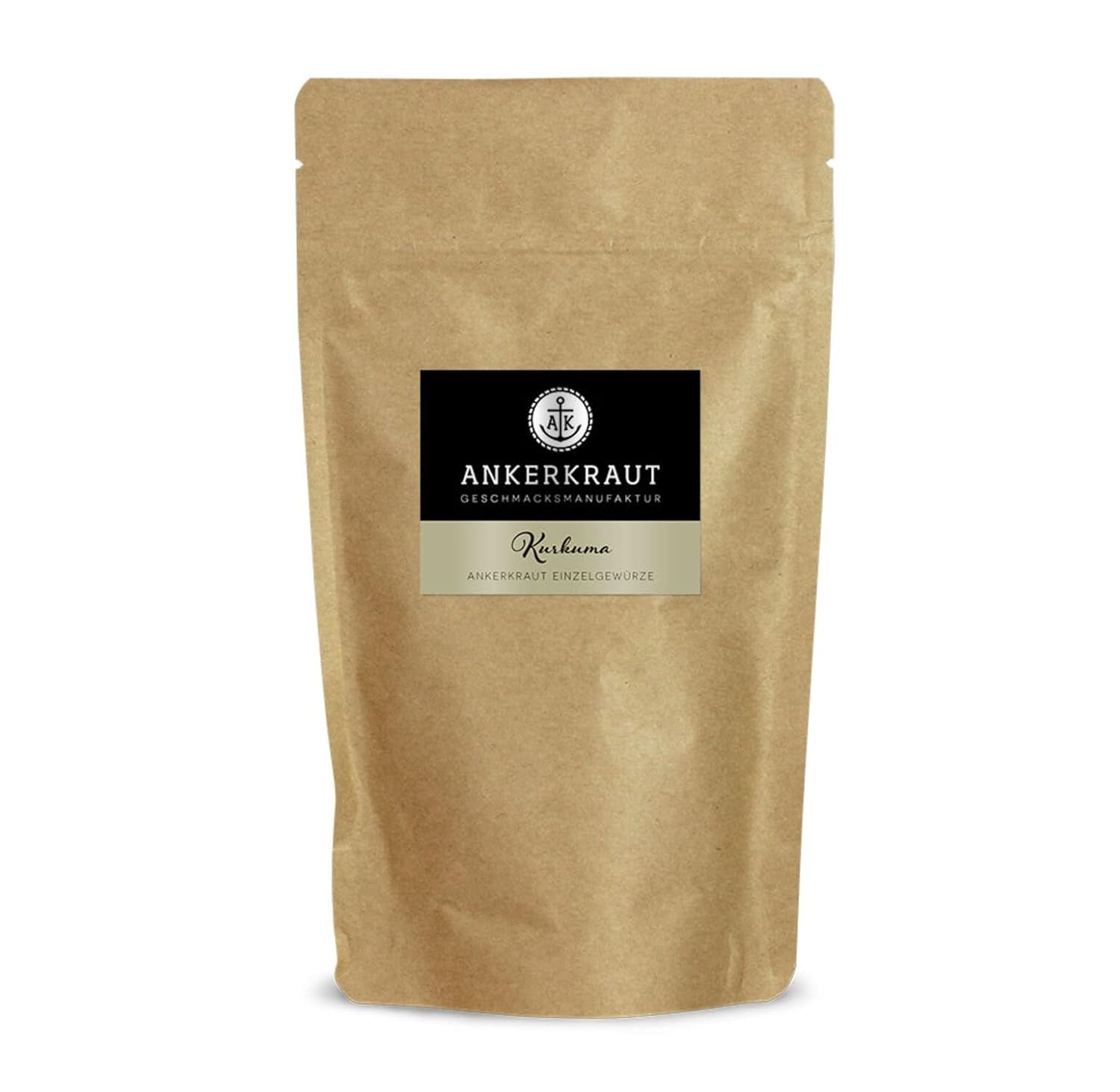 Ankerkraut Cúrcuma, gemahlen, Turmeric Gewürz Pulver, 75 g en vaso de corcho