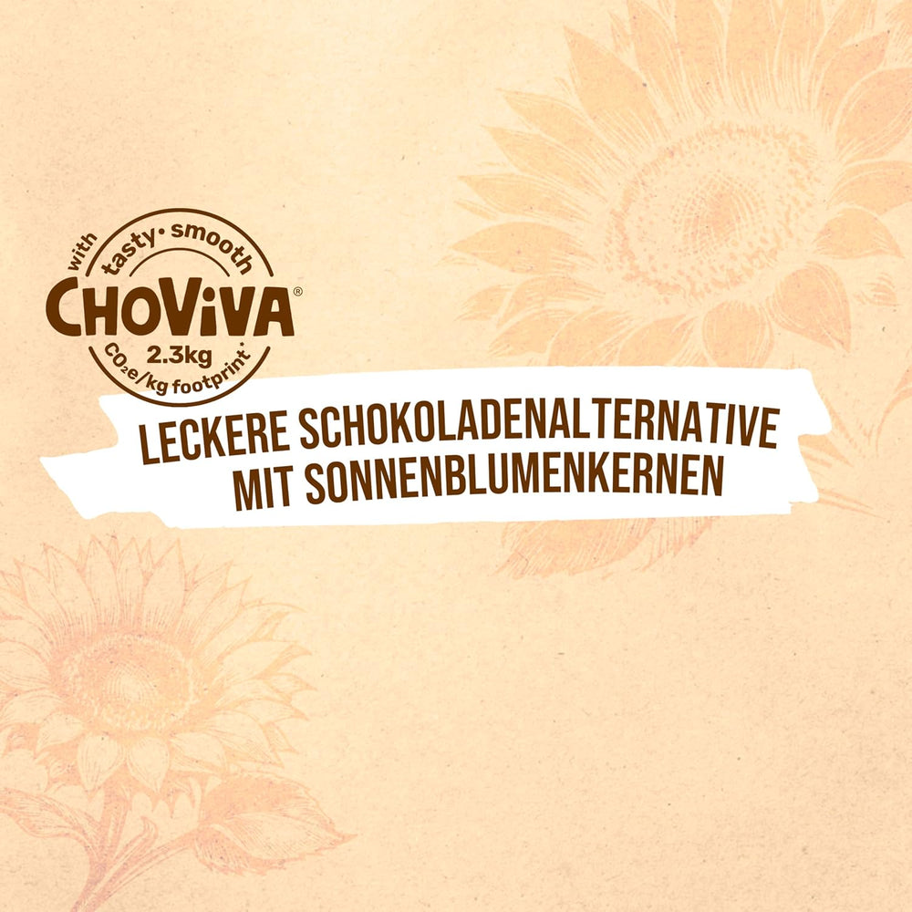 Galletas de Mantequilla Salada y ChoViva, barra de 80g, elaboradas con chocolate alternativo con pipas de girasol