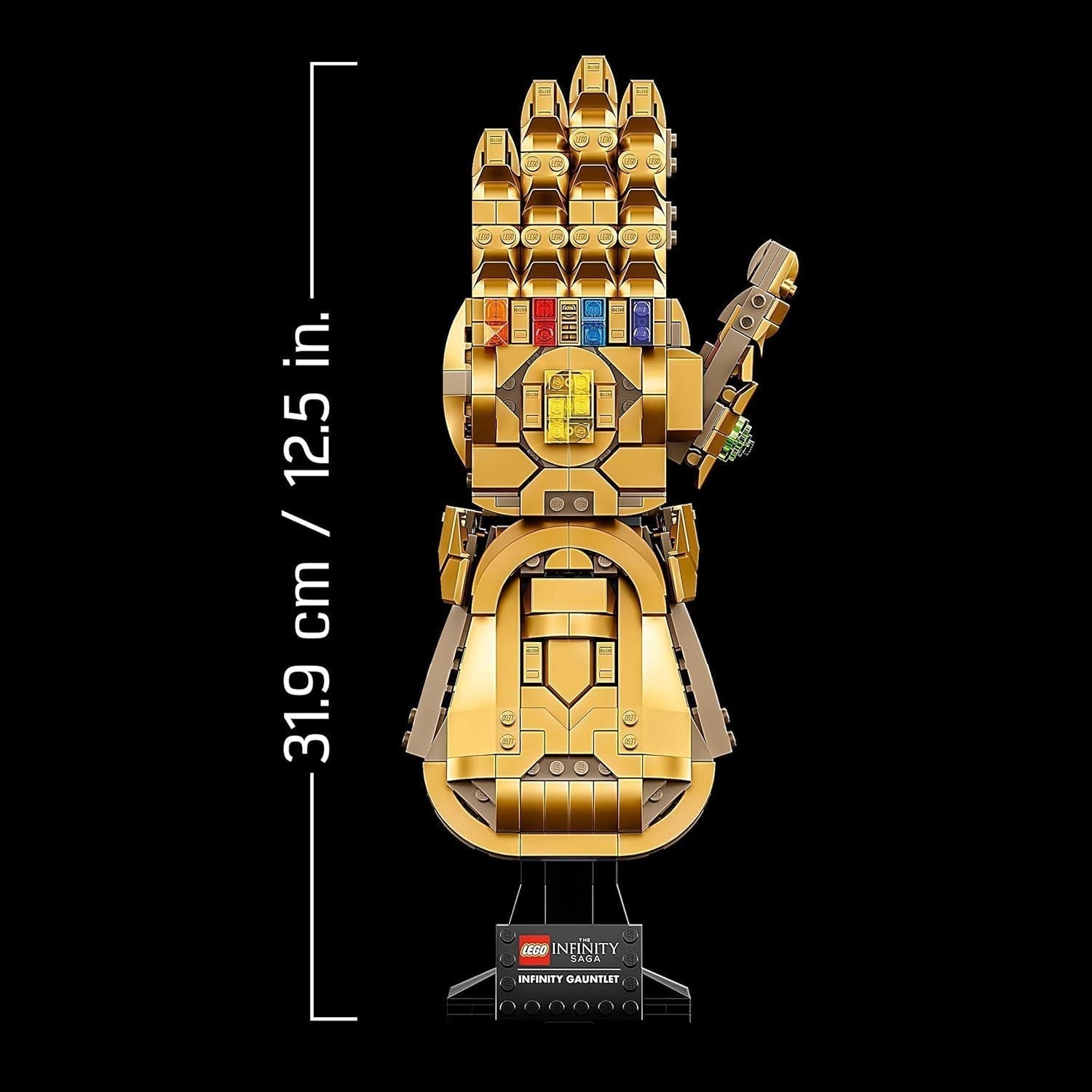 LEGO 76191 Marvel Super Heroes Infinity Glove Avengers Thanos Glove Set de construcción en miniatura para adultos Artículo para fans Regalo para hombres y mujeres Her Him Juegos de construcción Besuche den LEGO-Store