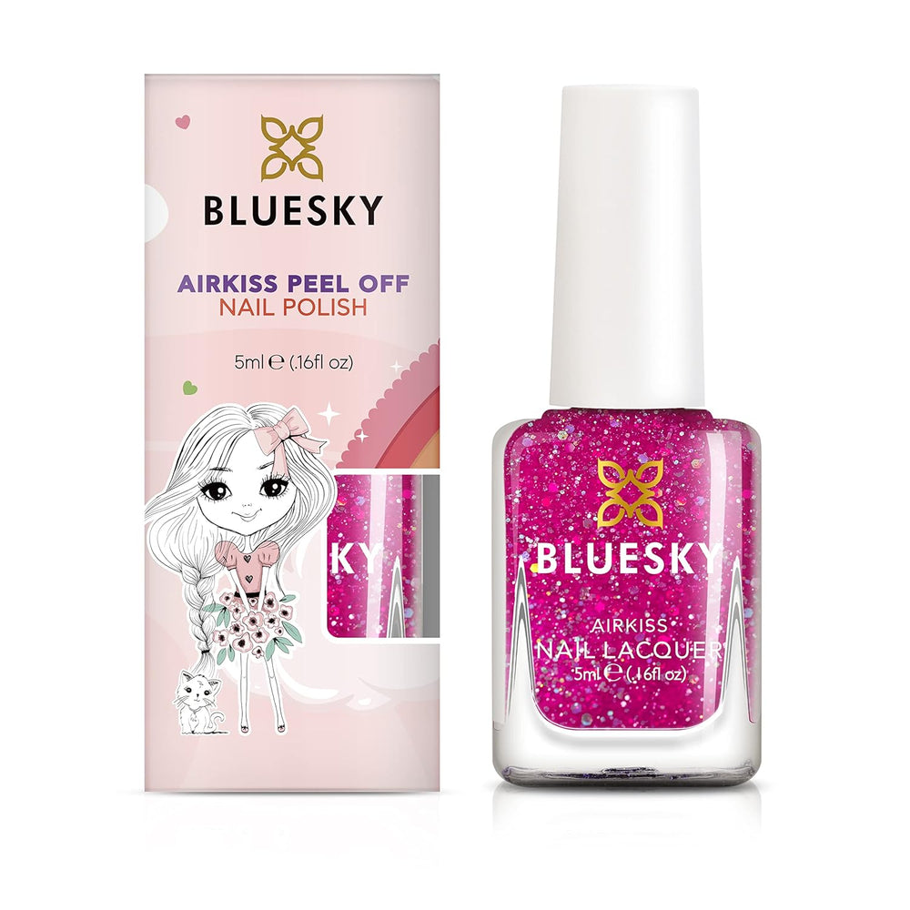 Esmalte de uñas para niños BLUESKY - Esmalte de uñas pelable a base de agua, sin disolventes, fácil de quitar, 5 ml (Disco Time)