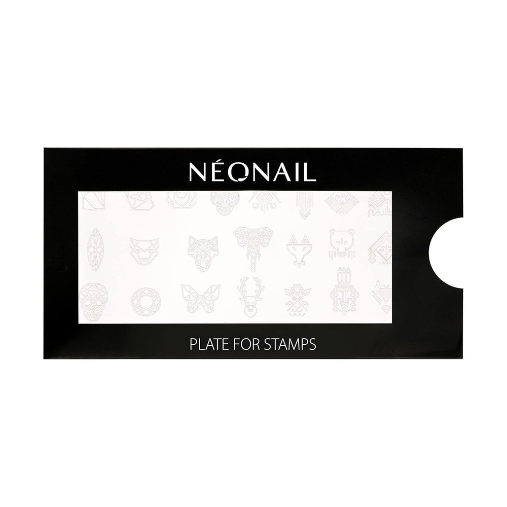 NÉONAIL Nagel Stempel Mit Schaber - Nägel Selber Machen - Nail Art Stamper - Nageldesign Für Nagel Schablone - French Nails Stempel - Silikon Nagelstempel