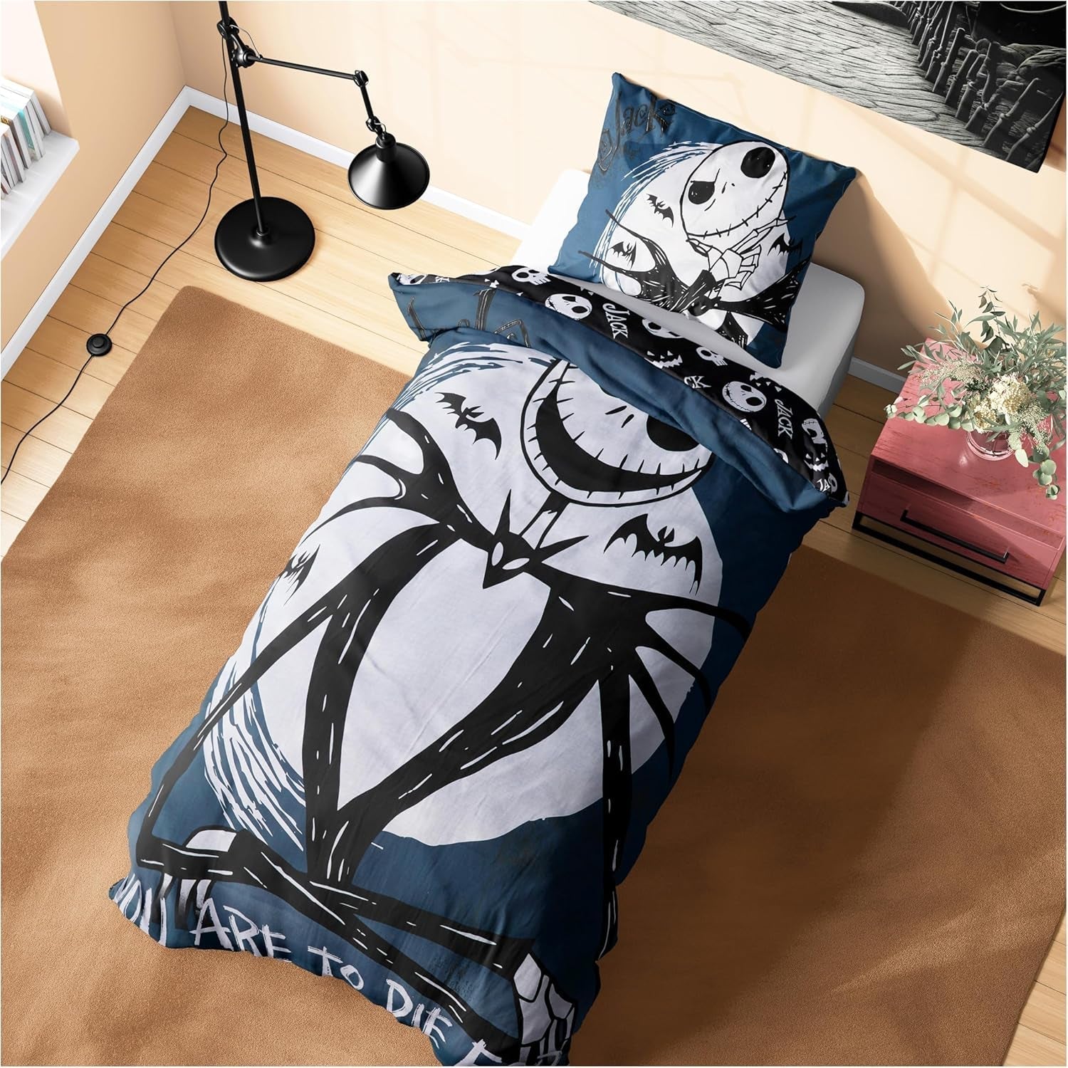 Ropa de cama para niños y jóvenes Ropa de cama - infantil Naty Shop Black Jack - Individual