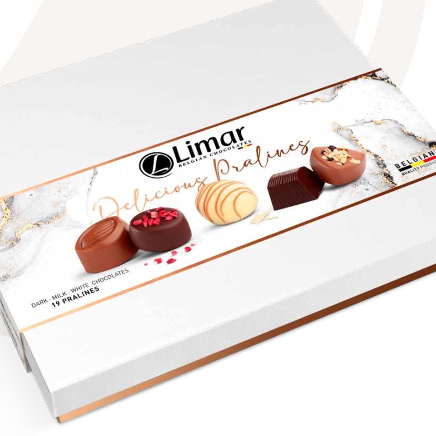 Chocolates de lujo belgas Limar: 19 delicias individuales, elaboradas al estilo tradicional