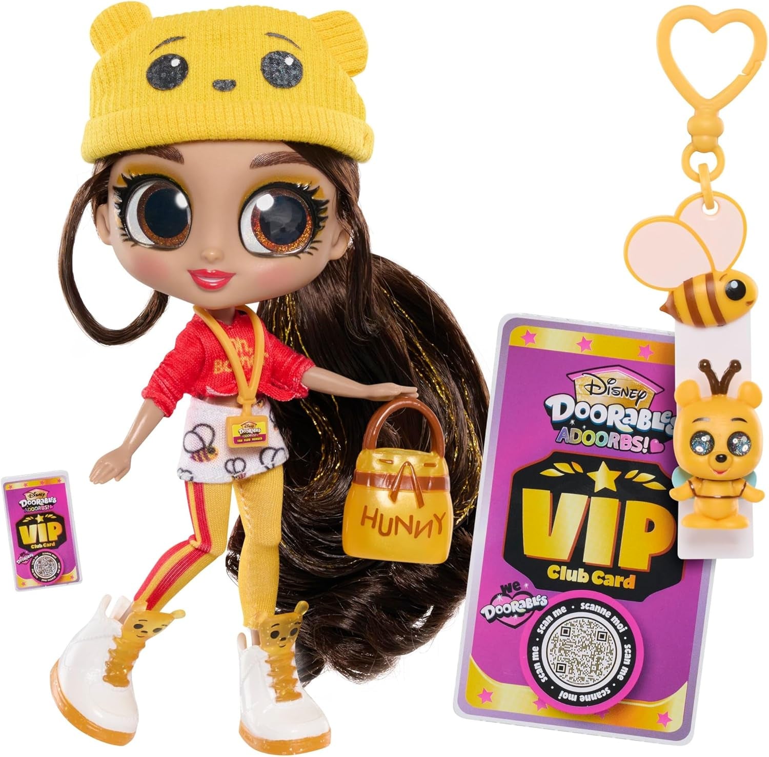 Disney Doorables Adoorbs Păpuși de colecție Seria 1 cu accesorii, 14 cm, Păpușă la modă, Jucărie pentru vârste de 5+ ani, Just Play
