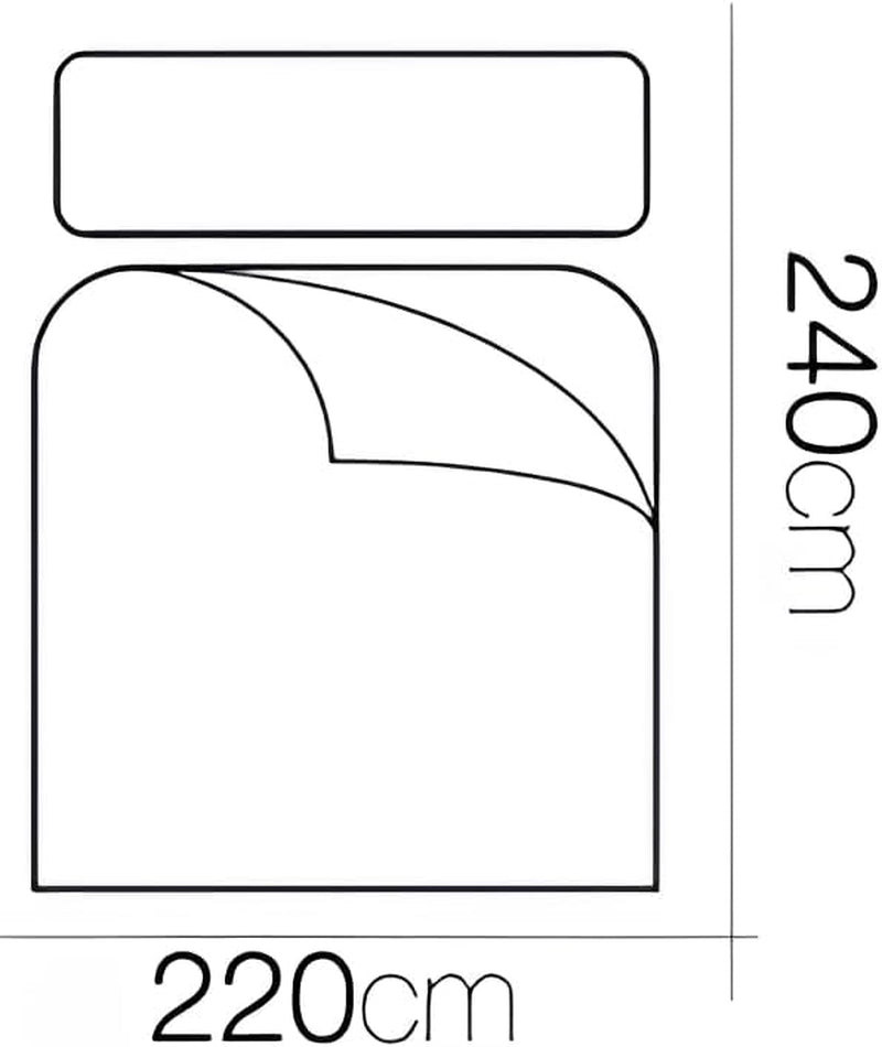 FORNOR 14838 Edredón, fibra reciclada, 220 X 24 Cm Edredones y colchas Naty Shop