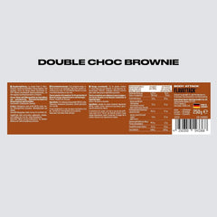 Body Attack Flavattack®, Brownie Doble de Chocolate, 250G / 83 porciones Aromas Naty Shop