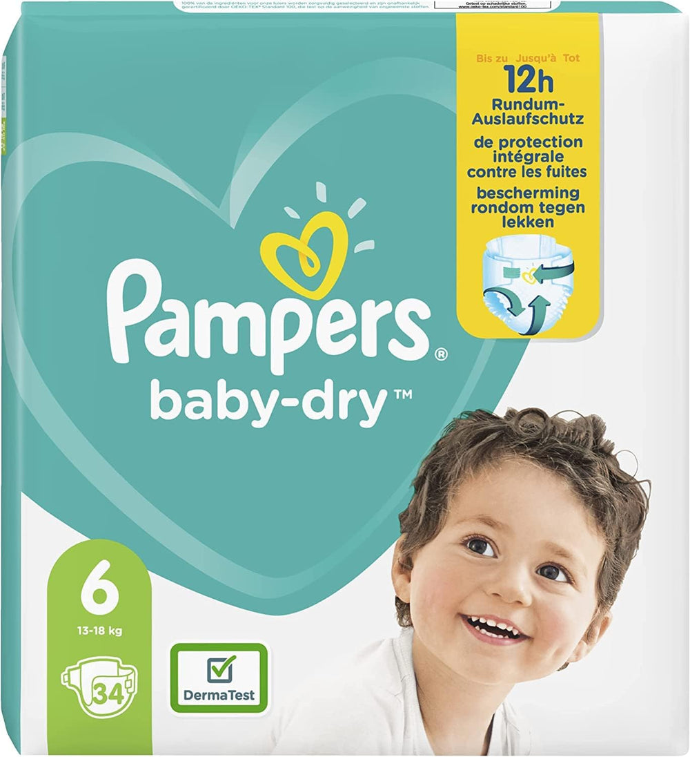 Pañales Pampers 81657566 Baby-Dry Pants, blanco