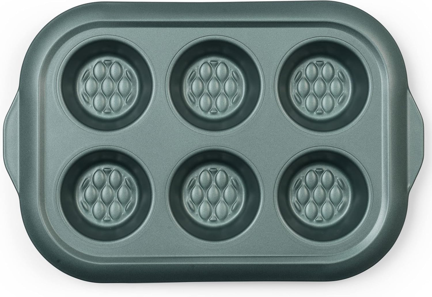 Progress BW09819G2EU7 Shimmer Kollektion, Runde Backform Aus Kohlenstoffstahl Mit Antihaftbeschichtung, Ideal para pies, Kuchen, Torten y Quiches, 28 cm, Verde Moldes y bandejas para hornear Naty Shop Muffin de 30 cm