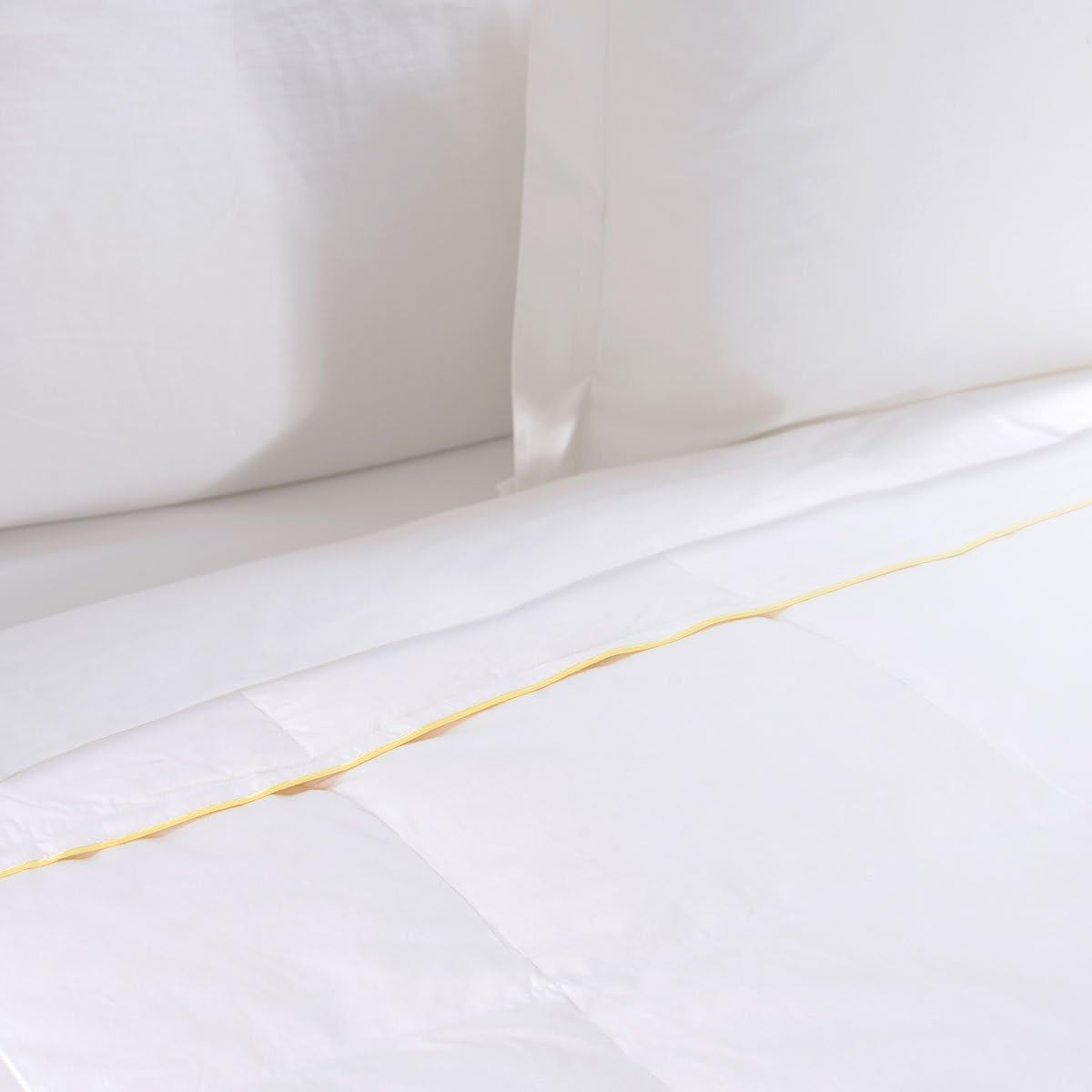 Sancarlos - Vivaldi, edredón 4 estaciones confeccionado en plumón de oca, 180 + 120 g/m², 220 X 220 cm, blanco (blanco) Edredones y edredones Naty Shop