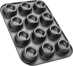 Zenker Cup-Cake-Backblech 12Er Set – Premium Antihaftbeschichtung, Für Perfekte Cupcakes, 385X265X30Mm, Hitzebeständig Bis 230°C Moldes y bandejas para hornear Naty Shop