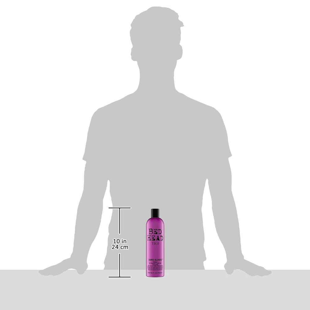 Bed Head de TIGI Dumb Blonde, champú para cabello tratado químicamente, 750 ml Ducha y baño Naty Shop