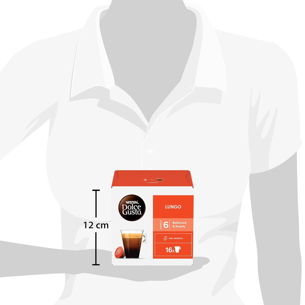 NESCAFÉ DOLCE GUSTO Lungo Kaffeekapseln 3er Pack (3 x 16 Kapseln)
