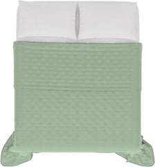 Ropa de cama italiana CHIC manta de verano, microfibra, DOBLE 250X250Cm, verde claro Edredones y edredones Naty Shop Verde claro Doble 250X250Cm