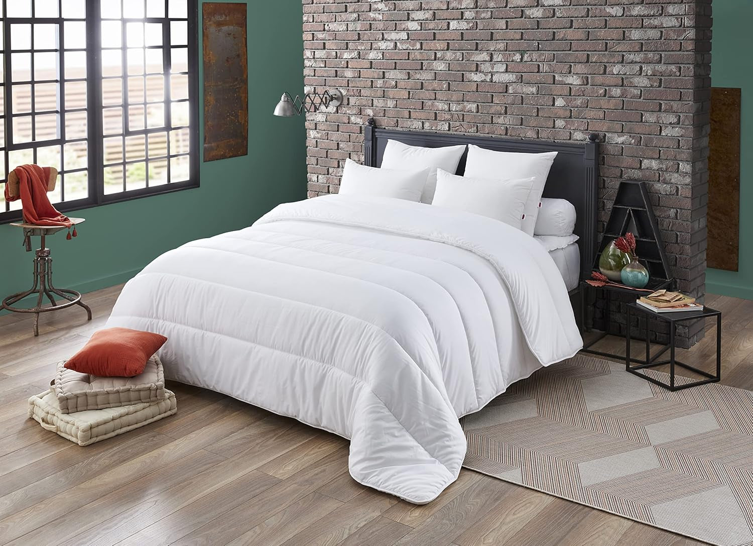 DODO Edredón Couette Arizona, ligero, poliéster, blanco, 140/200 Edredones y edredones Naty Shop 140/200