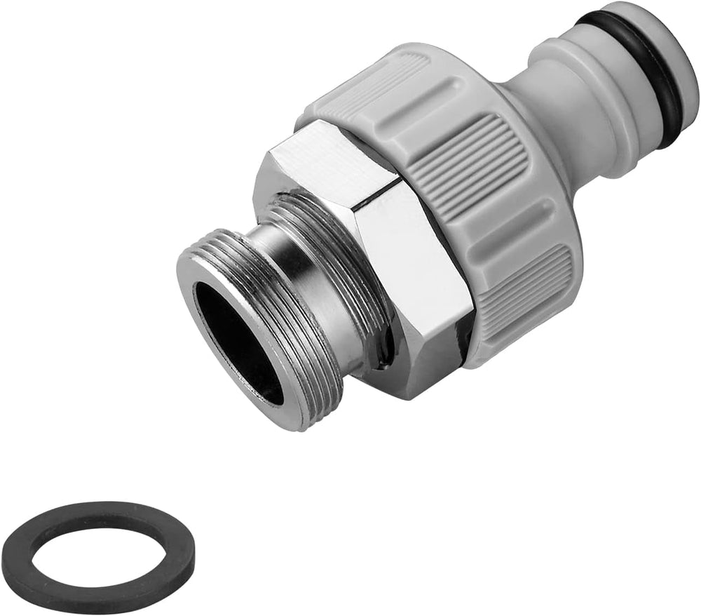 Distribuitor GRIFEMA cu 4 căi, racord de apă de 3/4 inch și 1/2 inch, 4 dispozitive pot fi conectate simultan, debit de apă reglabil, portocaliu/negru